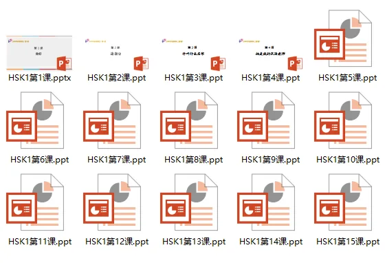 HSK 1 Complete Learning Materials and Past Exam Papers for Downloading