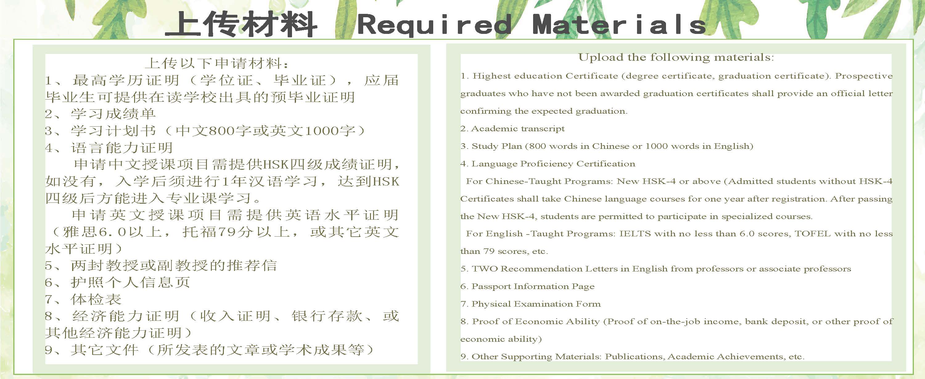 Study Master in Beijing Forestry University 北京林业大学硕士项目招生简章（2020年）