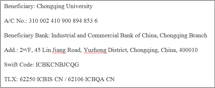 Application Guide for Undergraduate Programs for International Students of Chongqing University