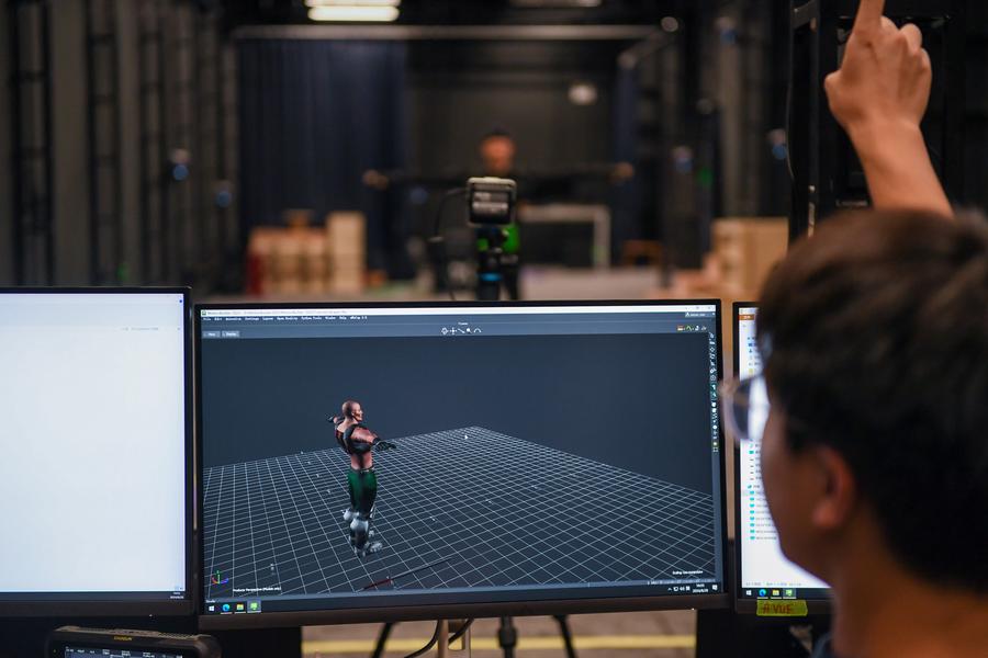 Motion capture crew behind the Chinese video game "Black Myth: Wukong"