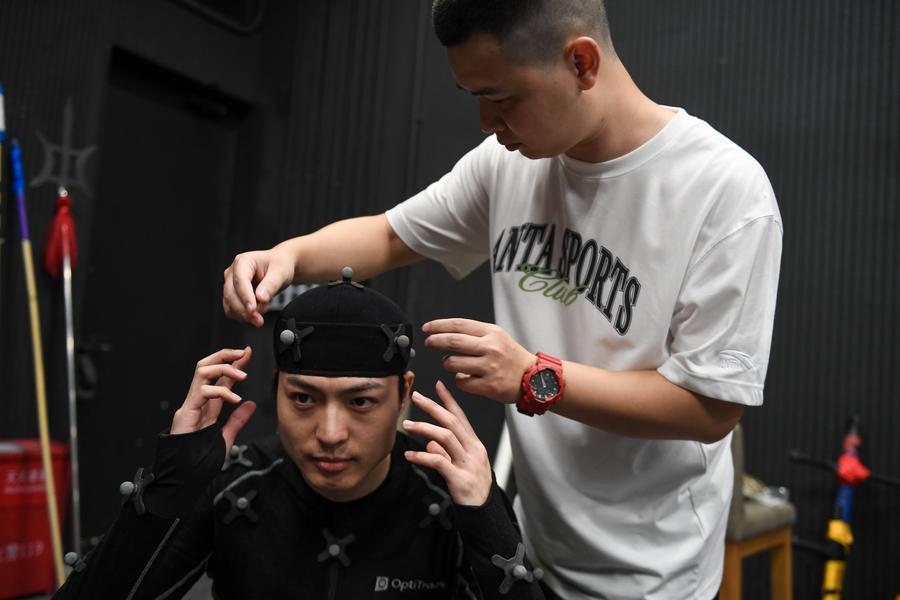 Motion capture crew behind the Chinese video game "Black Myth: Wukong"