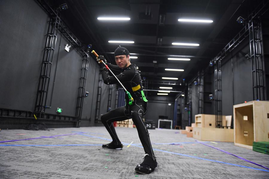 Motion capture crew behind the Chinese video game "Black Myth: Wukong"