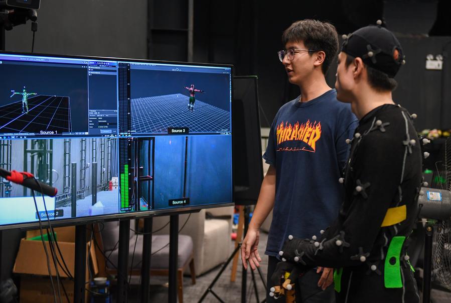 Motion capture crew behind the Chinese video game "Black Myth: Wukong"