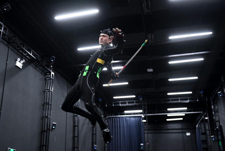 Motion capture crew behind the Chinese video game "Black Myth: Wukong"