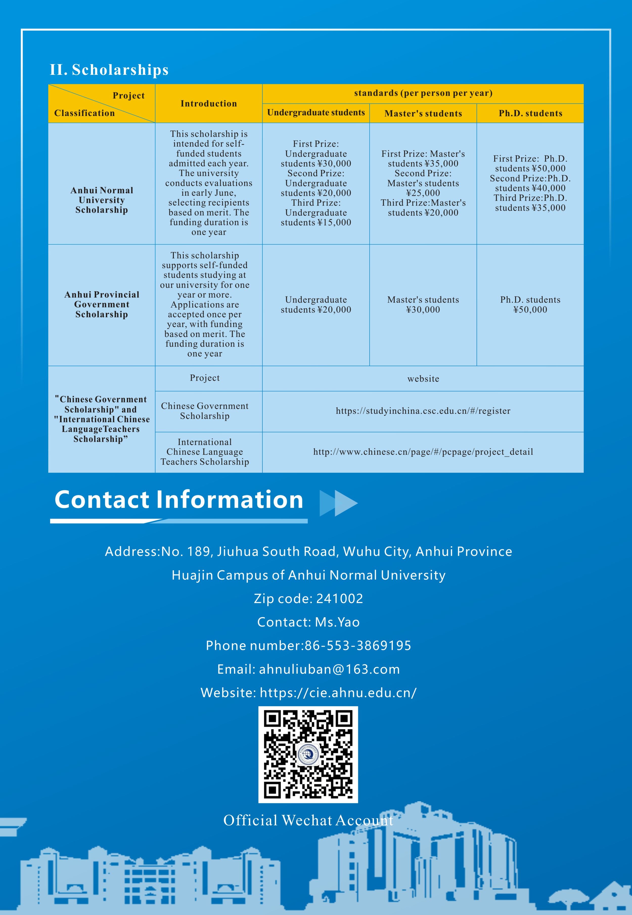 Anhui Normal University Enrollment Guide for International Students 2025