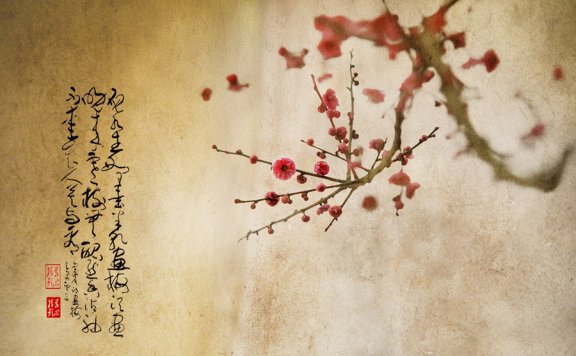 The plum blossom melody play three times梅花三弄