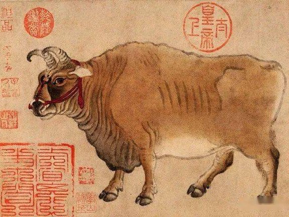 Five Oxen 五牛图