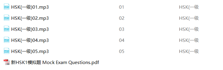 HSK 1 Complete Learning Materials and Past Exam Papers for Downloading WentChina - Your Ultimate Guide to Studying in China HSK 1 Complete Learning Materials and Past Exam Papers for Downloading